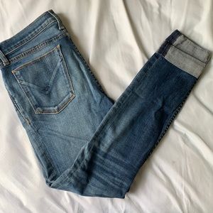 Hudson Cropped Rolled Jeans
